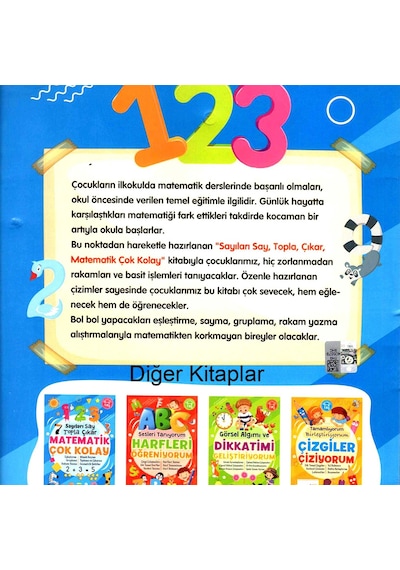 Matematik Çok Kolay Sayıları Say Topla Çıkar Okul Öncesi Eğitim