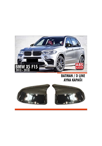 X5 F15 Batman Ayna Kapağı Piano Black / 2013 - 2018