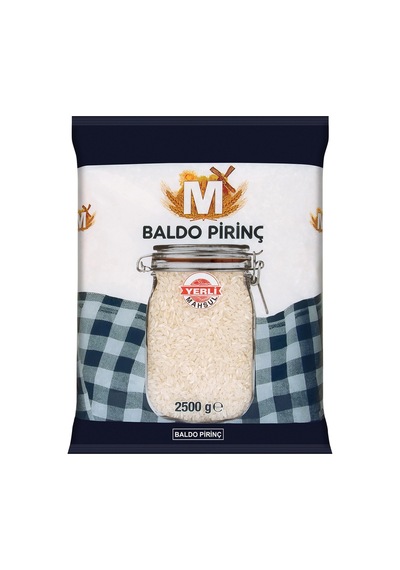 Migros Baldo Pirinç 2,5 Kg - 4 Adet Tarı
