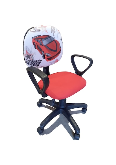 Depolife Depolife Ralli Araba Desenli Ofis Çocuk Ders Çalışma Koltuğu