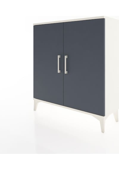 Arges Şifonyer 2 Kapaklı 88x30x96 Aytaşı-antrasit Aytaşı