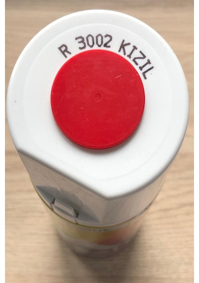 AKÇALI SPREY BOYA KIZIL (RAL 3002)