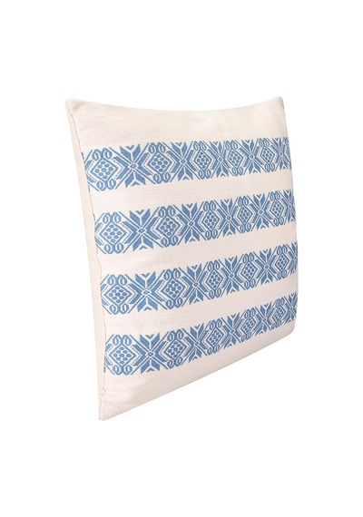 Porland Chantilly Mavi Dokuma Pamuk Yastık 50x50cm Sku: Smg8690010243058
