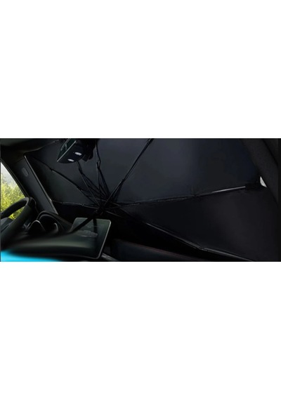 Araç İçi Güneşlik Şemsiye Ön Cam 140x80 Cm Katlanabilir Oto Güneş Koruyucu 1