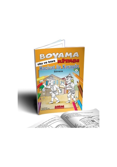 Hacivat İle Karagöz Bilmece Bildirmece Boyama Kitabı Oku Ve B...