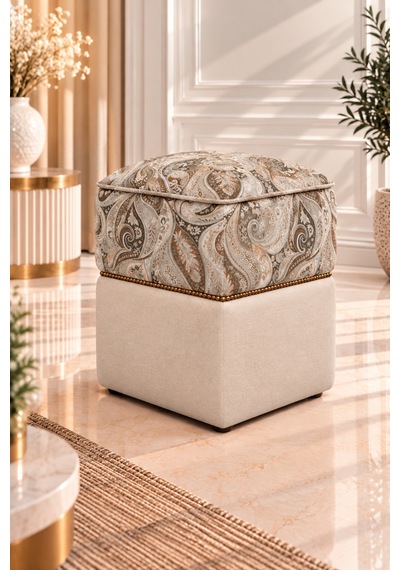Şahzar Premium Desenli Kare Puf 40x40x48 Cm Lüks Dekoratif Puf, Paisley Desenli, Gold Boncuk Detaylı Çok Amaçlı Puf Ekru Desenli - 936695820 Ekru Desenli Şahzar Premium Desenli Kare Puf 40x40x48 Cm Lüks Dekoratif Puf, Paisley Desenli, Gold Boncuk Detaylı Çok Amaçlı Puf Ekru Desenli - 936695820 Ekru Desenli
