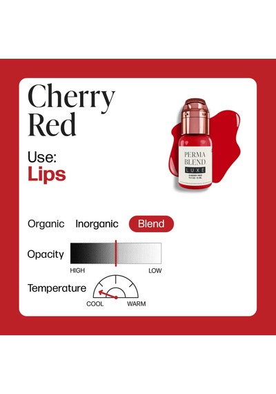 Perma Blend Luxe Cherry Red Kalıcı Makyaj Dudak Pigmenti 15ml