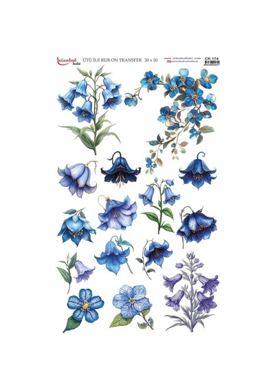 Ütü İle Rub On Transfer Kağıdı 30x50cm Ck174