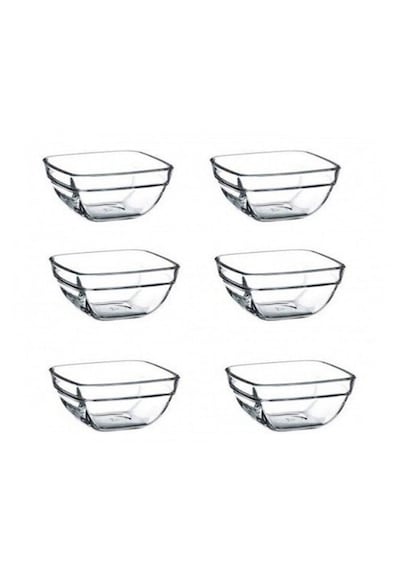 Paşabahçe Pudding Cam Kase 6'lı 53662 Şeffaf Şeffaf