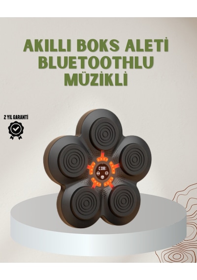Bluetoothlu Akıllı Boks Antrenman Cihazı Işıklı Hedefli Kardiyo Ve Fitness Aleti