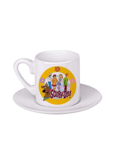 Scooby Doo Türk Kahvesi Fincanı Beyaz