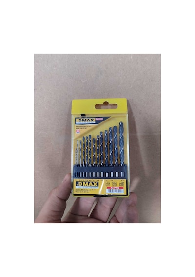 13 'lü Paket Çelik Metal Alüminyum Delici Uç 1.5 - 6.5 Mm Çap Metal Delme Hss Matkap Ucu Seti