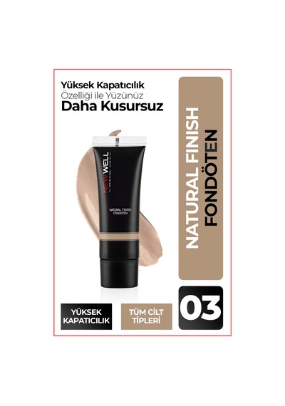 New Well Naturel Finish Fondöten 03