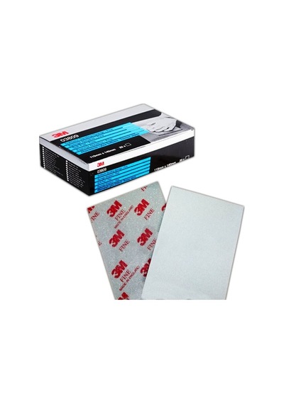 3M 3809 Tabaka Sünger Zımpara Fine 115X140Mm 1 Adet