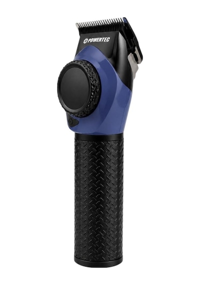 Powertec Tr-5100 Göstergeli Ayarlanabilir 9000 Rpm Hız Kaydırmaz Gövdeli Tıraş Makinesi Mavi