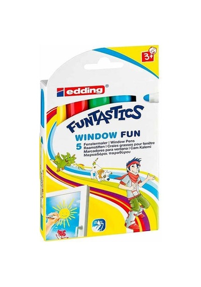 Edding Cam Kalemi Funtastıcs 5 Li Set 16/5 S Çok Renkli