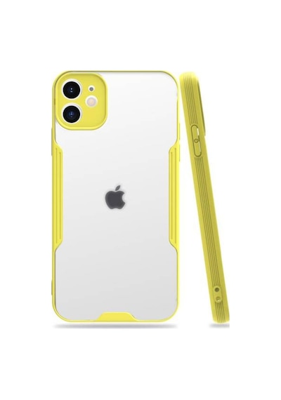 Apple Uyumlu iPhone 11 Tam Korumali Renkli Kenarli Parfe Kilif 517583843