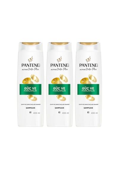 Pro-v Güç & Parlaklık Şampuan 400ml Zayıf Ve Mat Saçlar İçin X 3 Adet Tüm Saç Tipleri