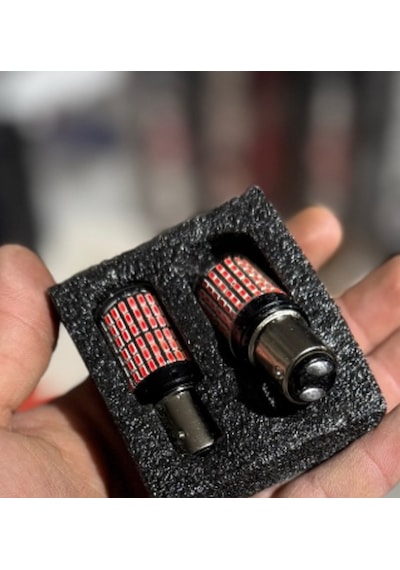 2 Adet 144 Led Kırmızı Renk 1016 Çift Duy Stop Ampulü