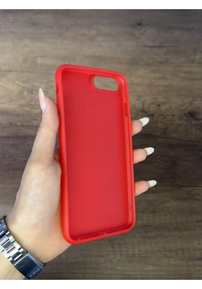 Apple Uyumlu iPhone 6/7/8 Plus Silikon Kılıf Xfab Kırmızı