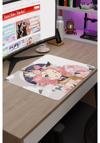 Diona Genshin Impact Anime Gacha V5 - 48x40 Xl Gaming Mouse Pad Fare Altlığı