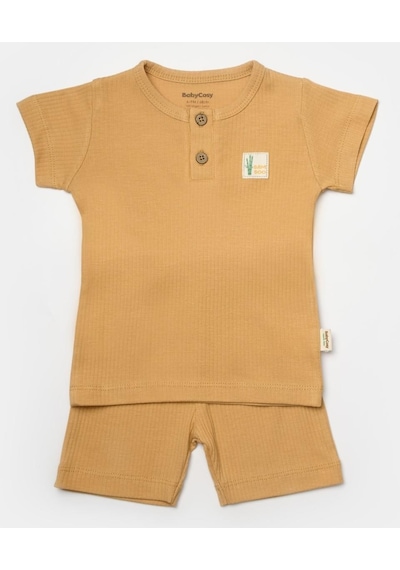 BabyCosy Organik Şort & Tişört Set Csyb9042 001