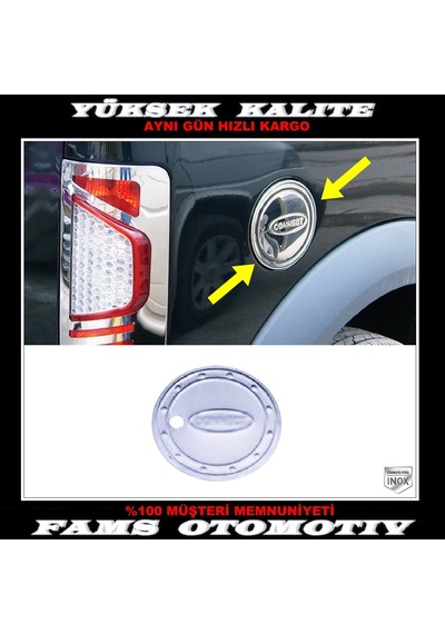 Ford Connect Krom Depo Kapağı 2002-2014 P. Çelik