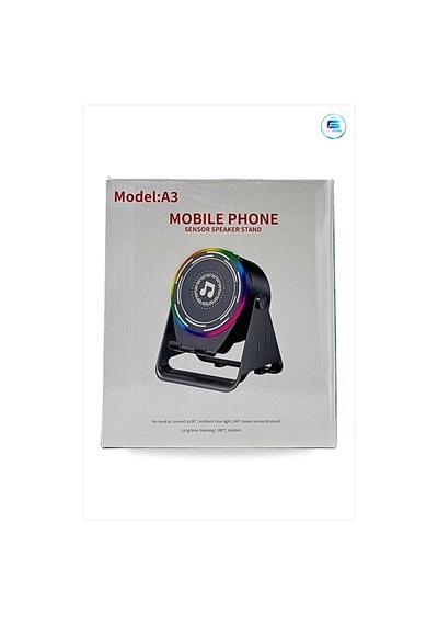 Bluetooth Hoparlör Kablosuz Mobil Telefon Standlı Rgb Işıklı Masa