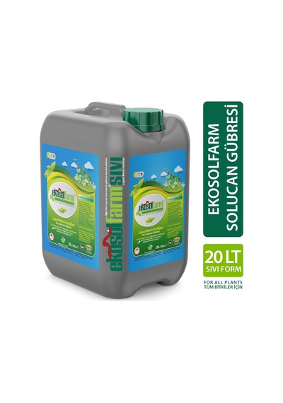 Ekosolfarm Sıvı Solucan Gübresi 20 Lt. Organik Gübre 0,250