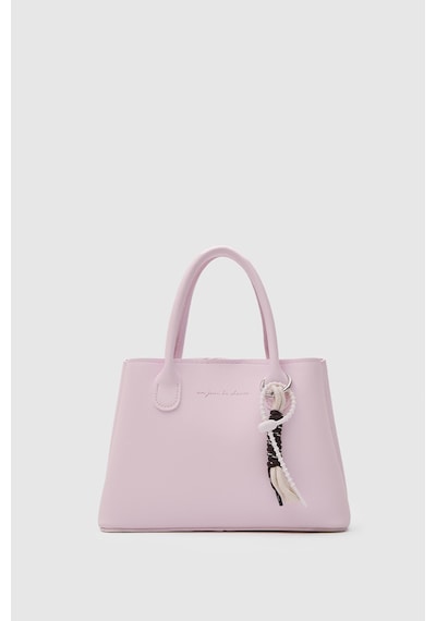 Shule Bags Ivy Kombine City El Ve Çapraz Çanta Pudra Pembe