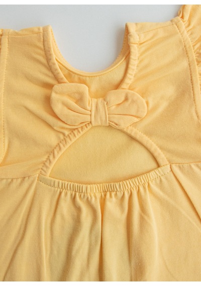 KitiKate Organik Little Marmaid Elbise Sarı Sari