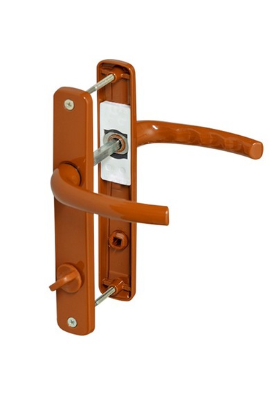Aletçantam Pvc Banyo Wc Kapı Kolu Pimapen (Metal)- Altınmeşe Kahv - 01038101