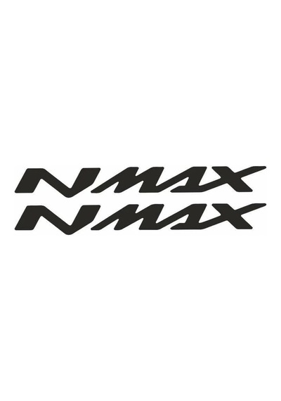 Nmax Yazı Motosiklet Sticker 2 Adet 10 X 5 Cm