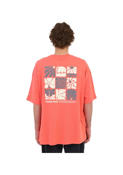 Lumberjack Ml Ravon 11hl-202 Nar Çiçeği Erkek Kısa Kol T-shirt Kirmizi