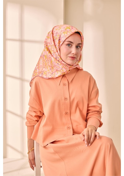 Silk Home Twill İpek Eşarp 11478-31 Pembe, Fıstık Yeşili, Antik Pembe, Mint