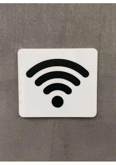 Beyaz Minimal Seri Wı-fı Wi-fi Levhası