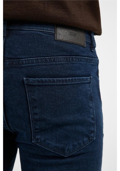 İmza Lacivert 5 Cep Slim Fit Denim Pantolon 1023255169 Lacivert