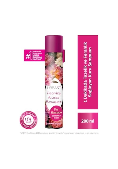 Urban Care Peonies Roses Bouquet Hacimlendirici Kuru Şampuan Uv Korumalı 200ml