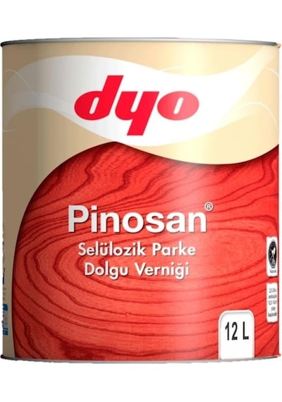 Pinosan Selülozik Parke Dolgu Verniği 12 Litre (406631780)