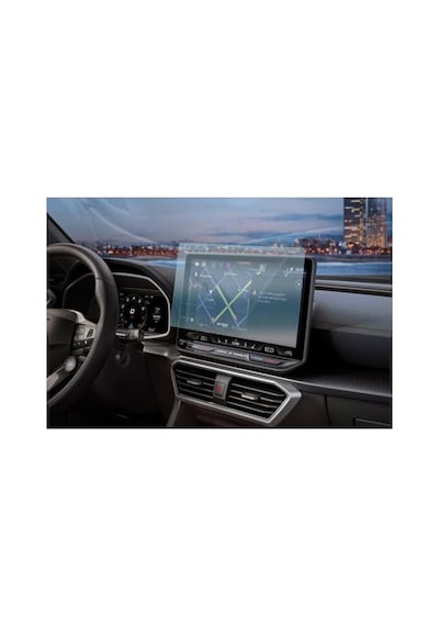Cupra Formentor Multimedya 12.9 İnç İle Uyumlu Ekran Koruyucu 9h Parlak Nano