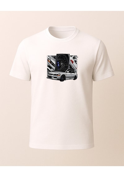 Hugo Boss Evoo Baskılı T-shirt Beyaz