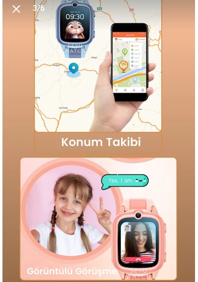 Harvox HX Kids 4G Pro Sim Kartlı Akıllı Çocuk Saati (İthalatçı Garantili)