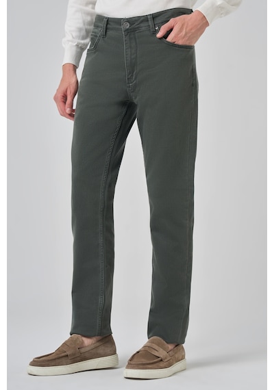 Morven Erkek Haki Denim 5 Cep Dynamic Fit Jean Kot Pantolon 26ms003008710 Haki