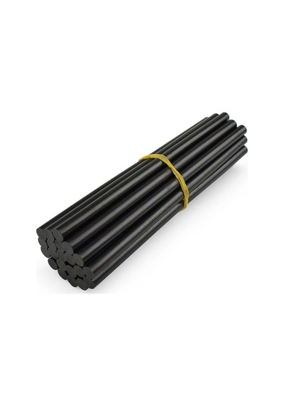 10 Adet. Siyah Silikon. 11 Mm. Sıcak Mum Silikon. Kalın Silikon.