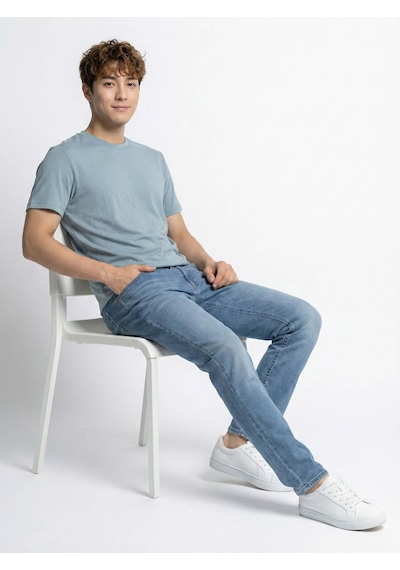 Loft Regular Fit Mavi Erkek T-shirt Lf2042926