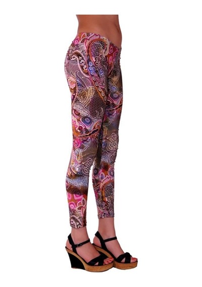 Redhotbest Paisley Pattern Fashion Tight - Şal Desenli Tayt