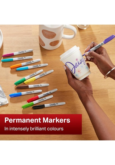 Fine Permanent Markör 24'lü Karışık Paket, Flamingo