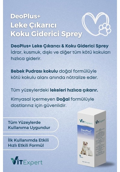 Köpek İdrar Tuvalet Çişi Koku Giderici Leke Çıkarıcı Çok Amaçlı Bebek Pudrası Kokulu Sprey