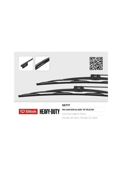 Ilkeshop Silecek Süpürgesi 700mm Isuzu Lux-roybus-classıc-ıveco M50/karsan Jest-tata Lp613 Ym