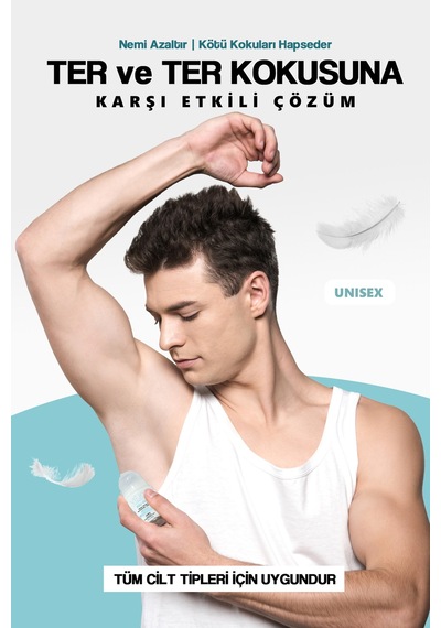 Koltuk Altı, El, Ayak Terleme Antiperspirant Beyazlatıcı Etkili Unisex Roll-on 50 Ml - 636019487